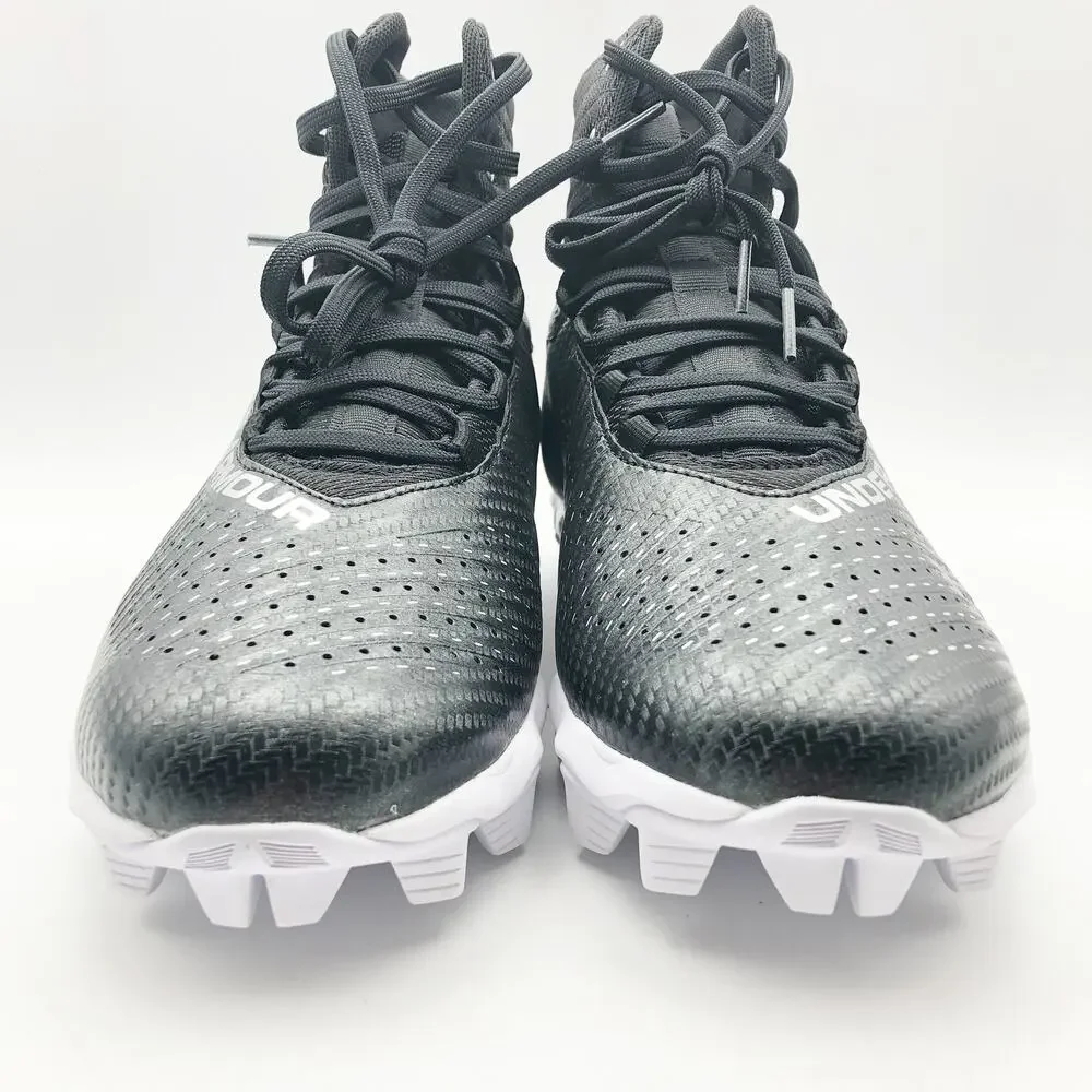 Under Armour Mens 11 Highlight Fran RM 2.0 Football Cleats Black White NWOB